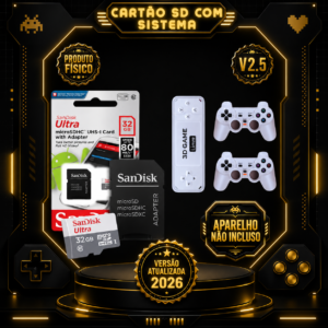 Cartão Sd Para Game Stick Y6 V2.5 2026