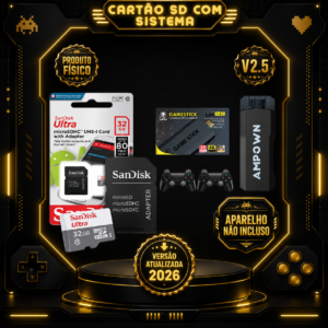 Cartão Sd Para Game Stick GD20 V2.5 2026
