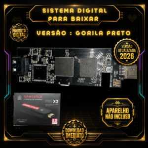 Imagem Para Game Stick GD10 4.6 GORILA PRETO (S905L) V2.5 2026