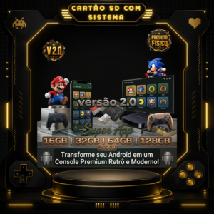 cartão de memória + super app das gringas shop v2.0 edção especial