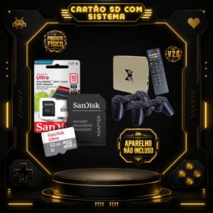 cartão sd para game box dourada (s905l) ou (s905m)
