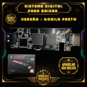 cartão sd para game stick gd10 4.6 gorila preto (s905l)