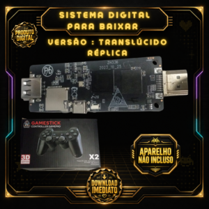 imagem para game stick gd10 4.6 gorila translÚcido original rÉplica