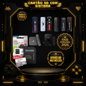 Cartão Sd Com Sistema Emuelec 4.6 V2.5 2026