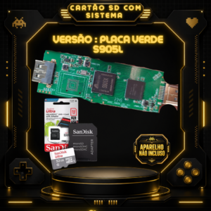 cartão sd para game stick gd10 rÉplica placa verde s905l
