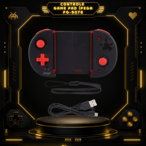 Controle Gamepad iPega PG-9087S Red Knight Bluetooth para Android, PC e PS3