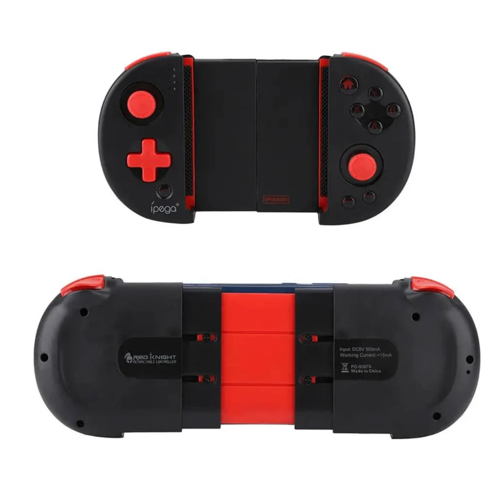 Controle Gamepad iPega PG-9087S Red Knight Bluetooth para Android, PC e PS3