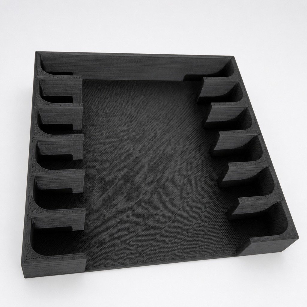 Porta Cartuchos Super Nintendo Japonês 6 Slots Preto PLA Impressão 3D - Imagem 2