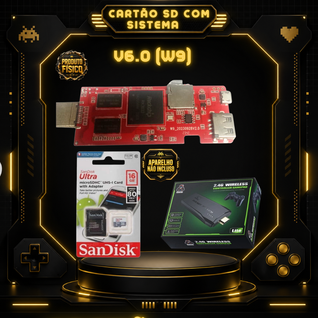 Cartão Sd Para 4K Lite 4K Lite V6.0 (W9) 64GB