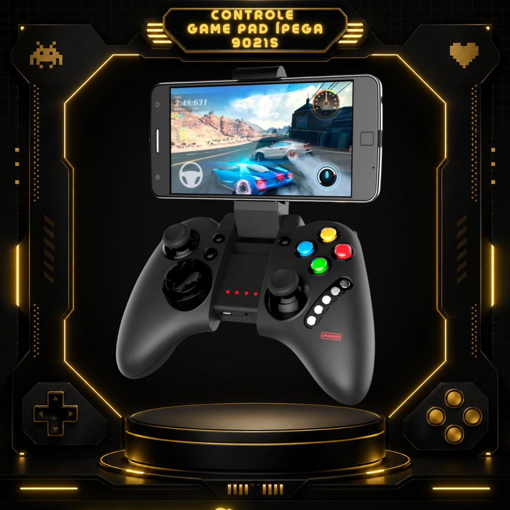 Controle Joystick Games Ipega PG-9021S Para Celular Bluetooth