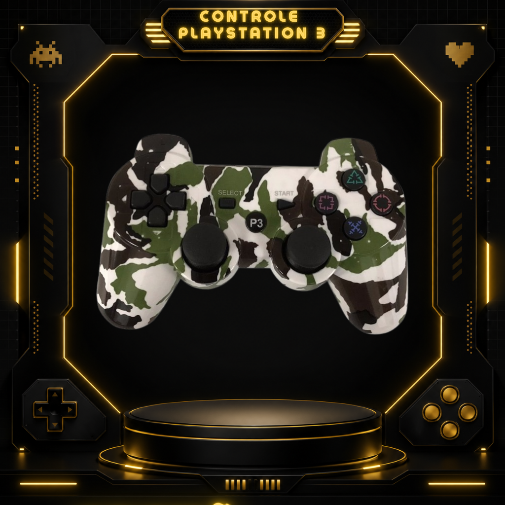 Controle Ps3 Camuflado Exército (Similar)