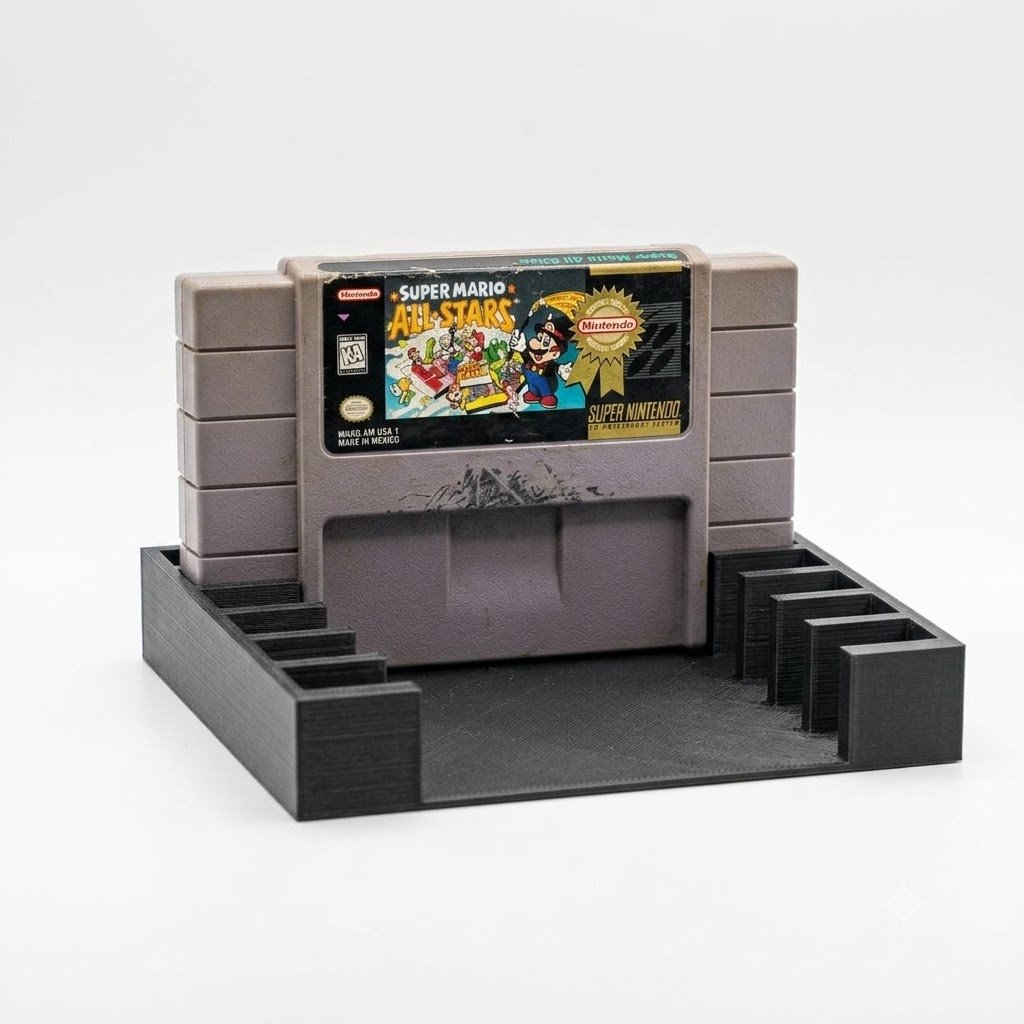 Porta Cartuchos Para Super Nintendo NTSC Americano o Mais Comum