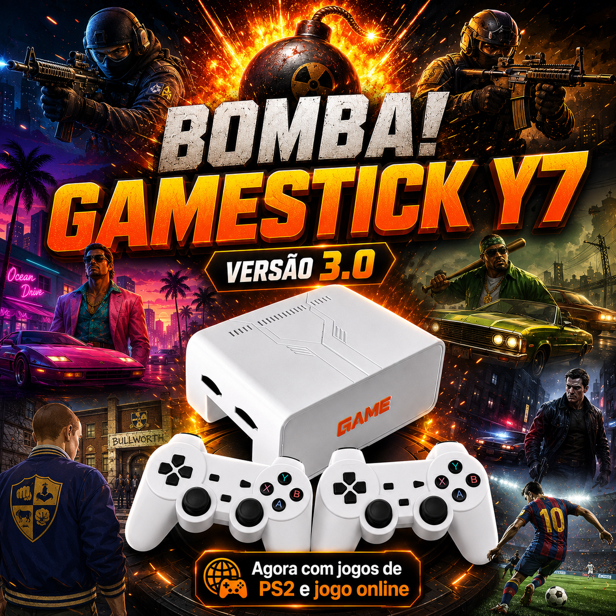 Cartão Sd Para Game Stick Y7 V3.0 2026 - Imagem 6