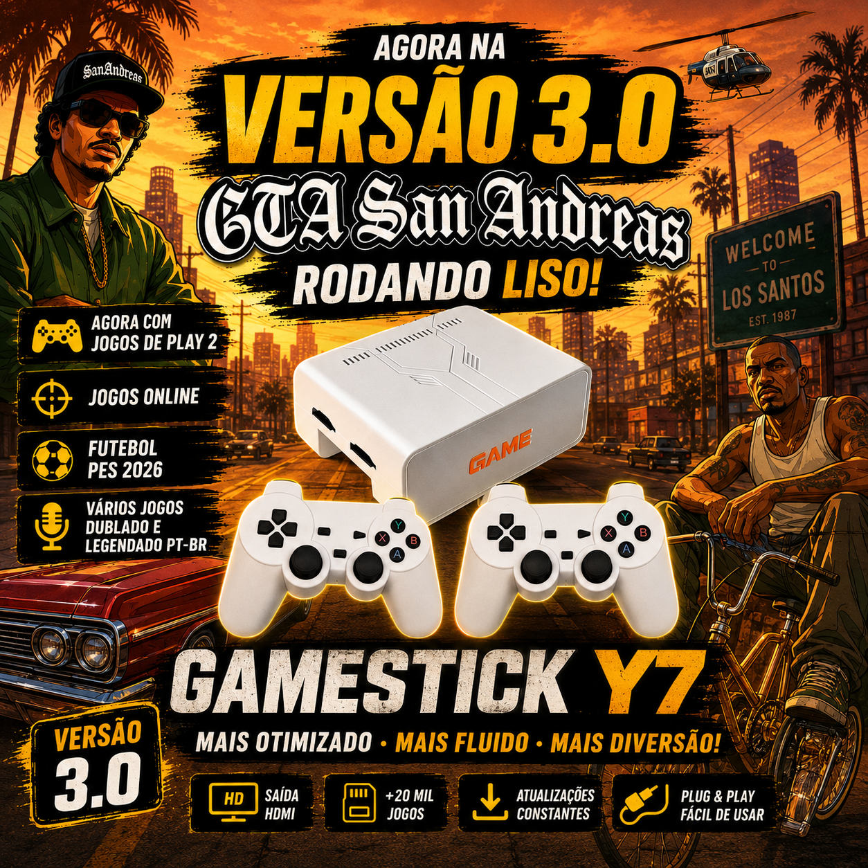 Cartão Sd Para Game Stick Y7 V3.0 2026 - Imagem 3