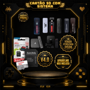 Cartão Sd Com Sistema Emuelec 4.6 V4.0 2026