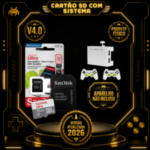 Cartão Sd Para Game Stick Y7 V4.0 2026