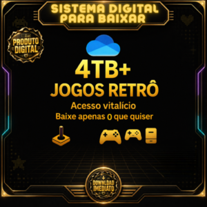 Pack De Jogos Retrô Acesso Vitalício + De 4TB Disponível